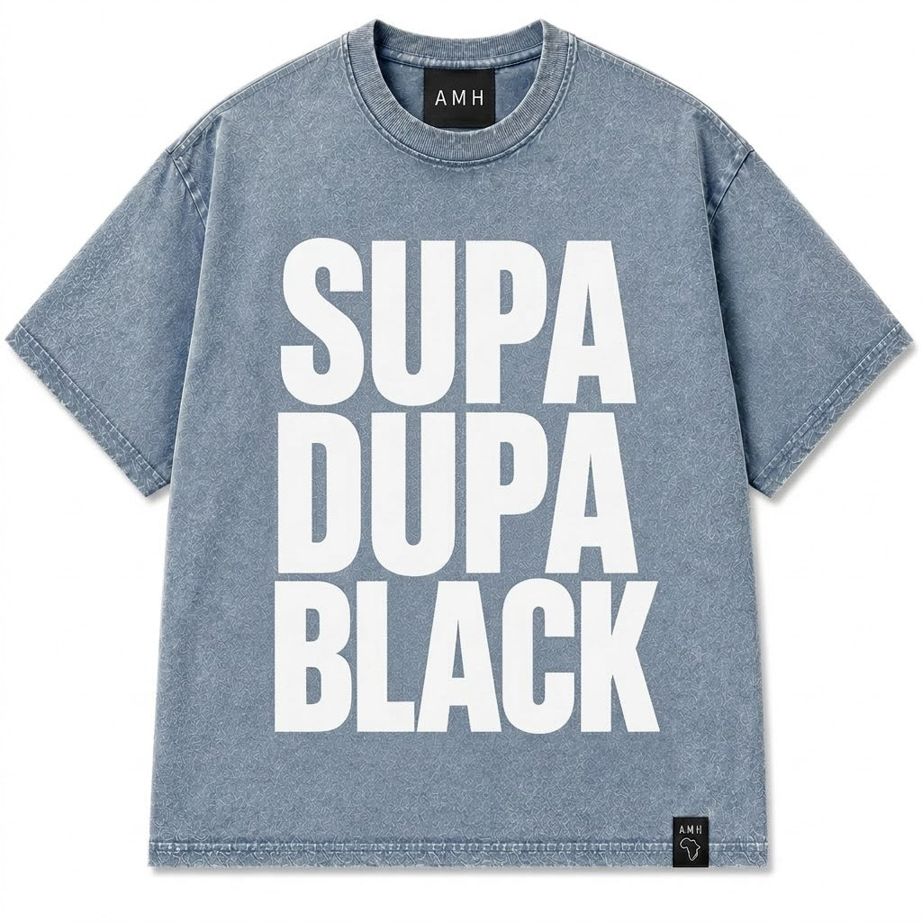 SUPA DUPA BLACK™ Oversized Vintage Tee