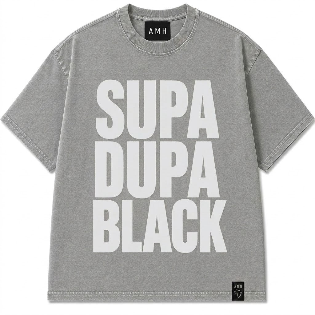 SUPA DUPA BLACK™ Oversized Vintage Tee