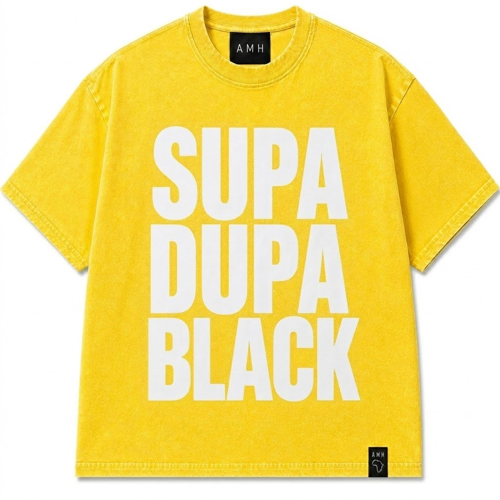 SUPA DUPA BLACK™ Oversized Vintage Tee