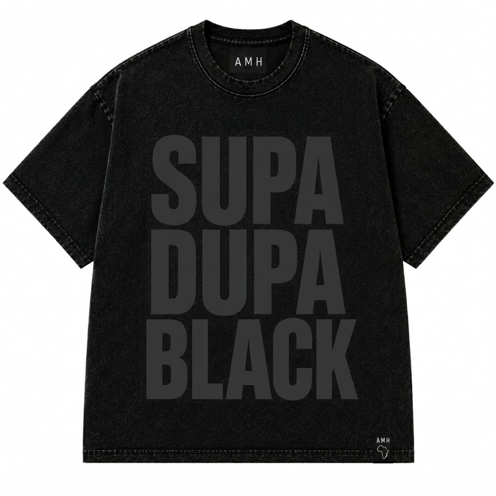 SUPA DUPA BLACK™ Oversized Vintage Tee