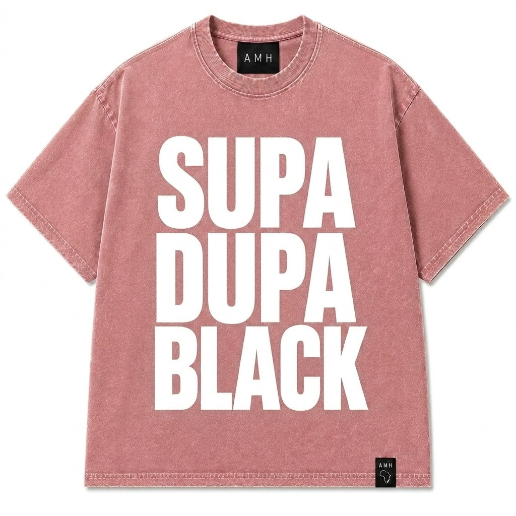 SUPA DUPA BLACK™ Oversized Vintage Tee