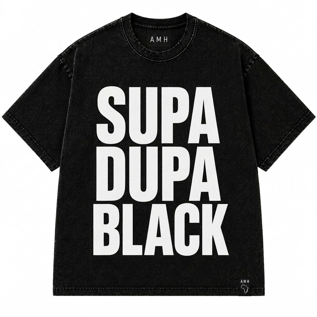 SUPA DUPA BLACK™ Oversized Vintage Tee